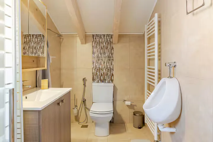 A second full bathroom keeps mornings stress-free